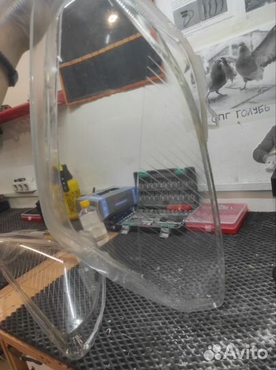 Стекло для фары Opel astra H