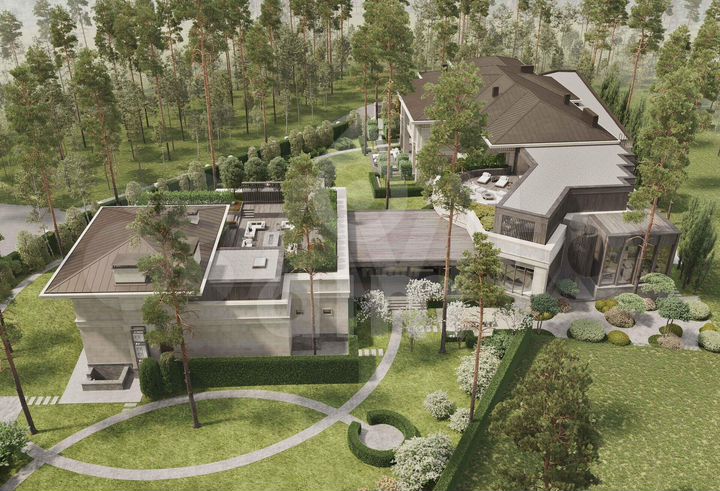 Дом 2634 м² на участке 73 сот.