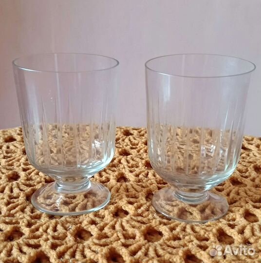 Хрусталь стекло СССР (бокалы рюмки, вазочки и др)