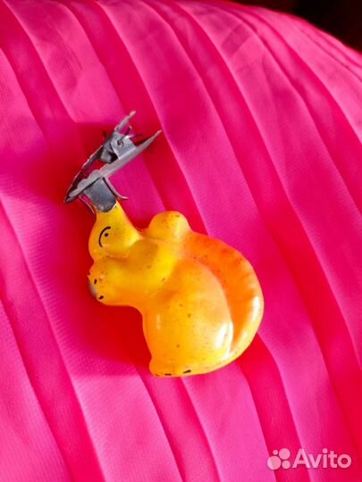 Белка ёлочная игрушка СССР