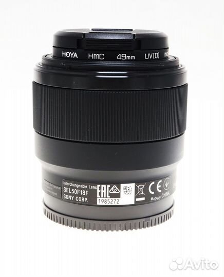 Объектив Sony SEL-50F18F FE 50mm f/1.8