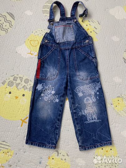Джинсовый комбинезон gloria jeans 98