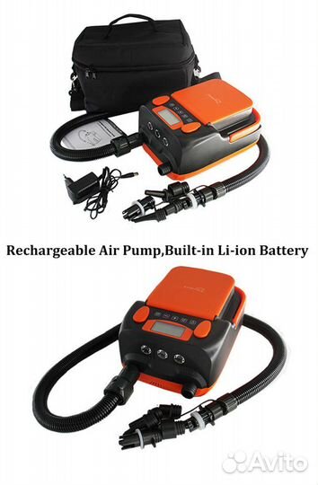 Насос для Sup и лодки электрический 16psi