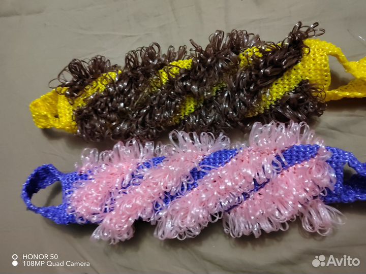 Мочалка ручной работы