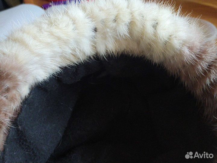 Шапка норковая женская бу