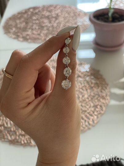 Свадебные серьги