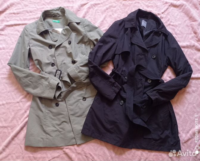 Плащ benetton новый