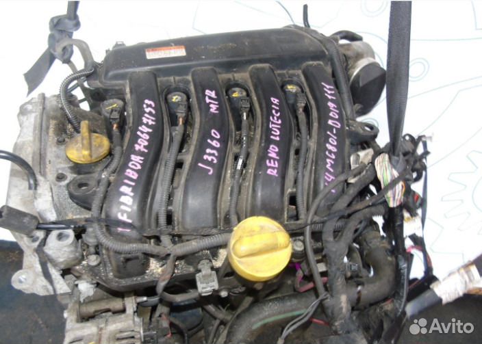 Двигатель Renault Clio 1.6 K4M 801