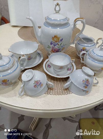 Чайный сервиз kahla гдр на 6 персон