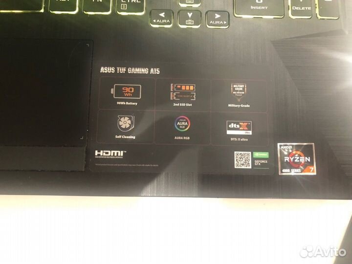 Ноутбук Asus tuf gaming fx506iu