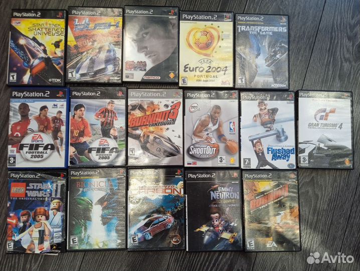 Игровые диски для ps2
