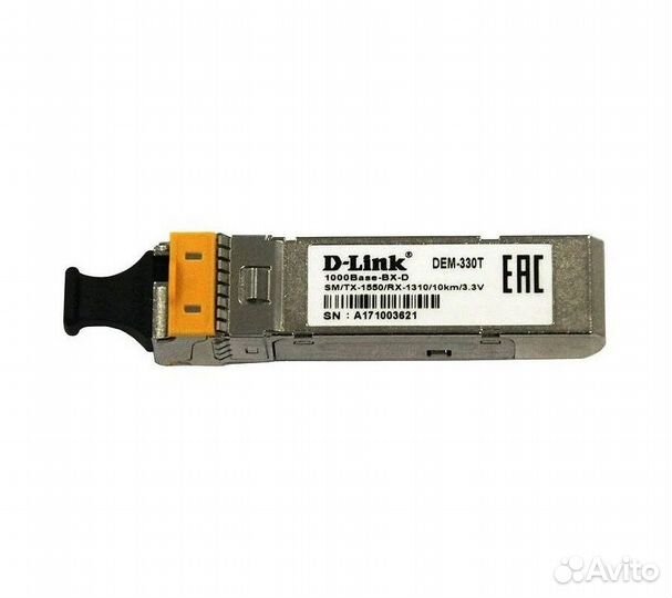 SFP трансивер D-Link 330T/10KM/A1A
