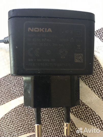Зарядка Nokia