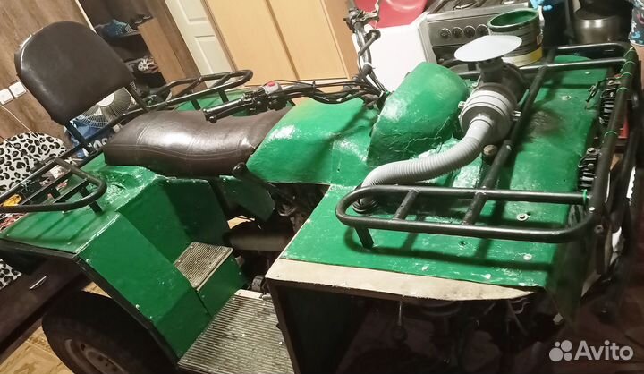 Самодельный квадроцикл 4х4, 750 сс