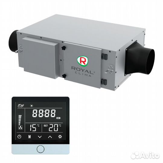 Приточная установка Royal Clima RCV-500 LUX + EH-3