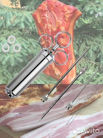 Шприц для маринования мяса. Шприц- инжектор