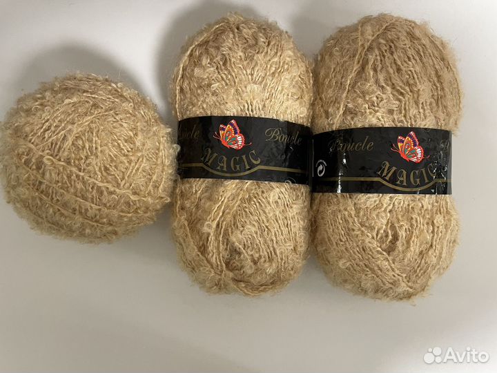 Пряжа для вязания мохер