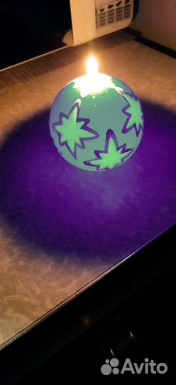 Свеча светящаяся -шар