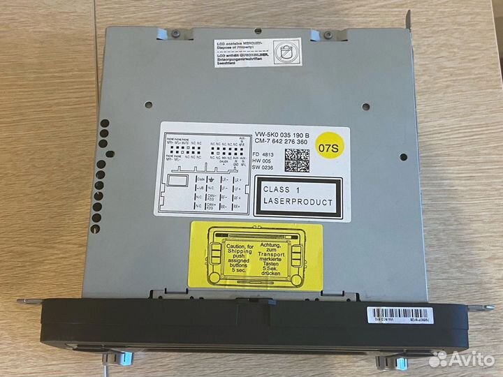 Volkswagen магнитола RCD 510