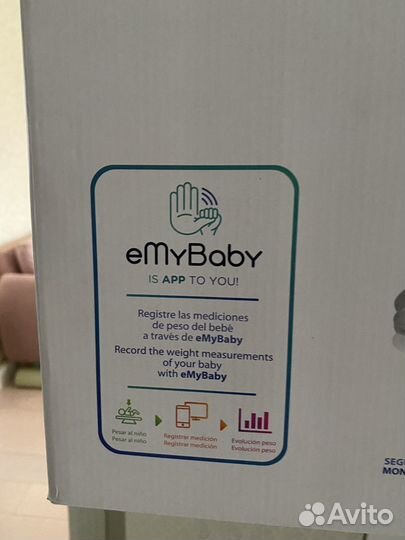 Детские электронные весы miniland baby scaly up