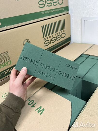 Оазис флористическая губка для срезаных цветов