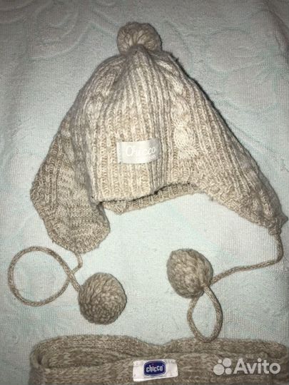 Шапка+шарф Chicco 42