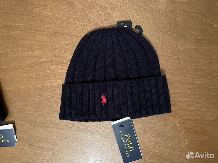 Шапка polo ralph lauren шерстяная вязаная