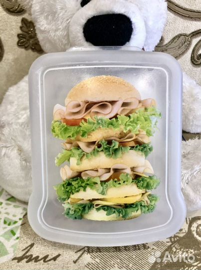 Phibo контейнер для бутербродов (17*13*4.2 см)