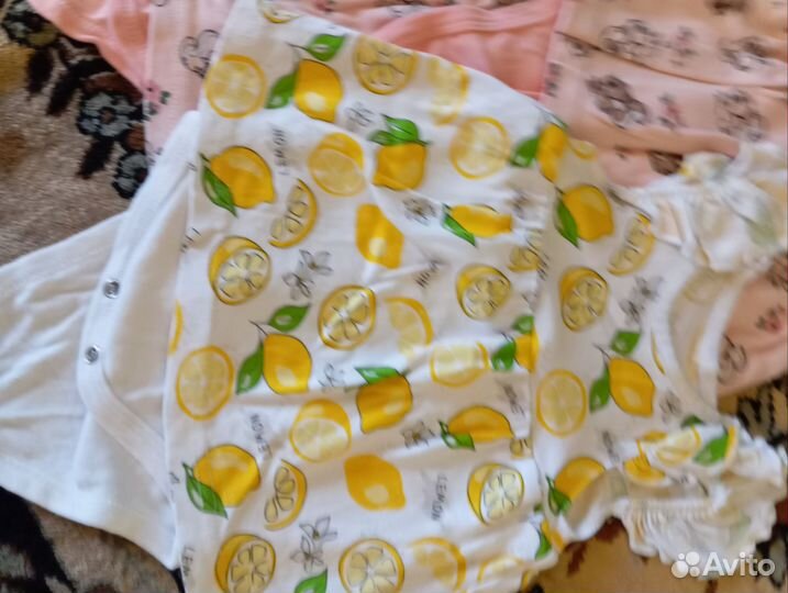 Детские вещи пакетом для девочек 62-68