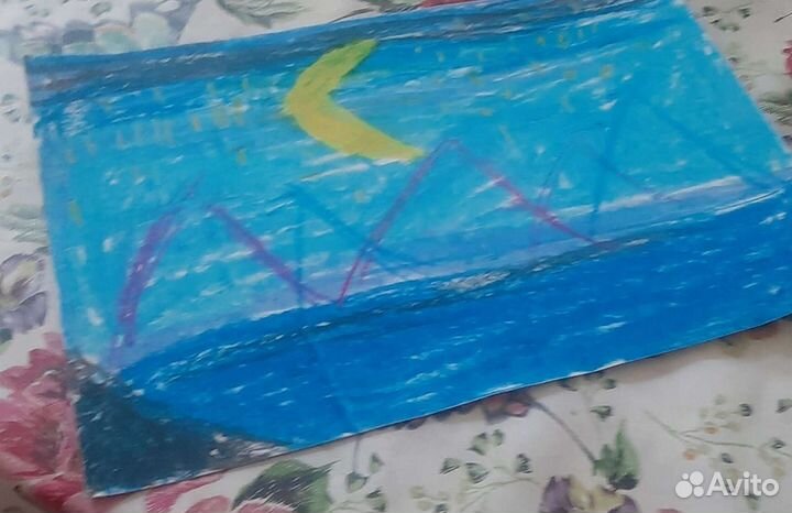 Картина пастель