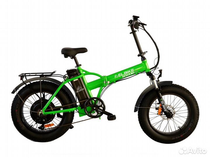 Электрофэтбайк Elbike Taiga 2 Vip 13 (зеленый)