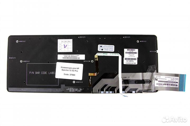 Клавиатура для HP Spectre 13 X2 Pro с подсветкой