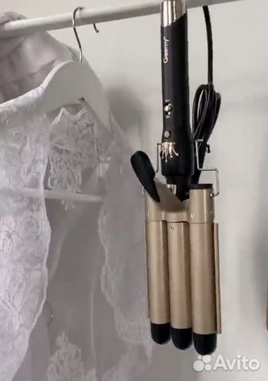 Плойка тройная для волос