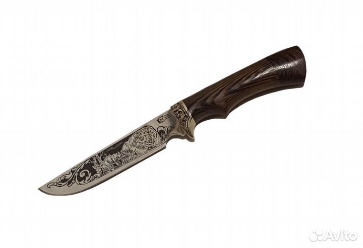 Нож 95х18 Пластун с гравировкой