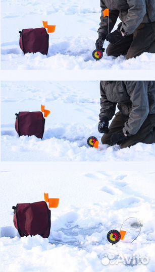 Зимние жерлицы оснащенные 5шт