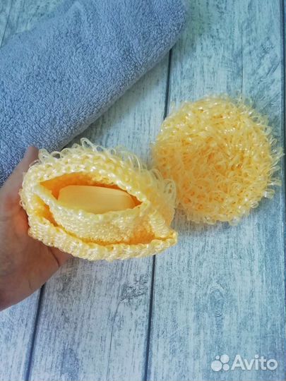 Чайная роза. Мочалка