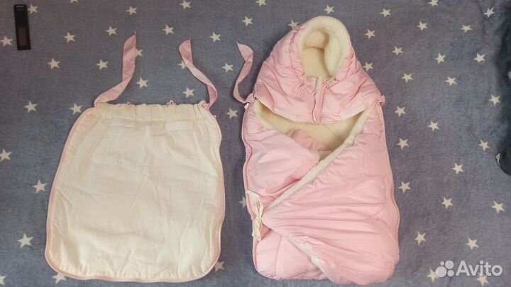 Зимний конверт-трансформер меховой