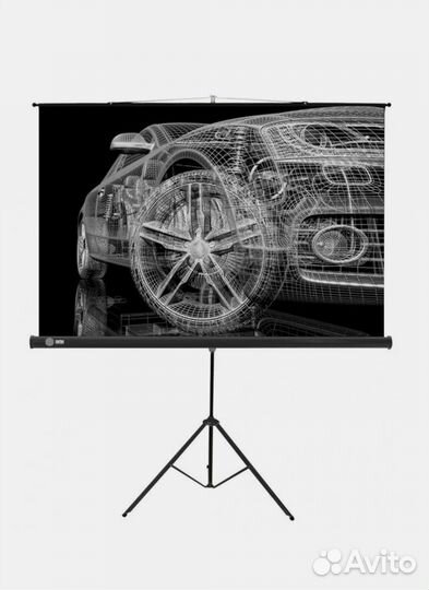 Экран Cactus 124.5x221см Triscreen CS-PST