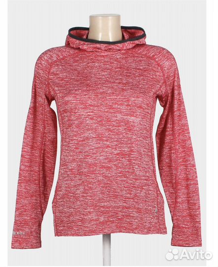 Спортивный лонгслив женский с капюшоном