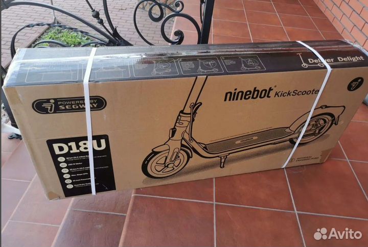 Электросамокат Ninebot KickScooter D18U Новые