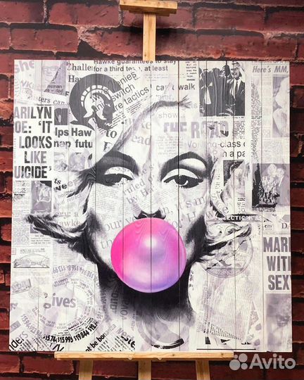 Фото на досках, картина на досках. хороший подарок