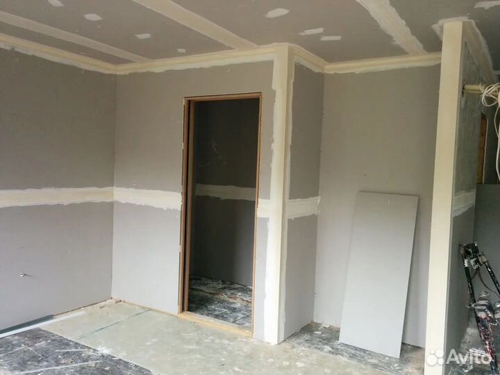 Шпаклевка и Штукатурка стен