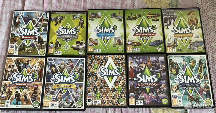 Диски the sims 3 для пк, xbox, ps3 и mac