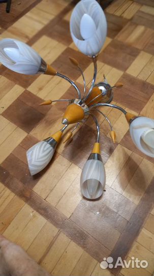 Люстра потолочная бу