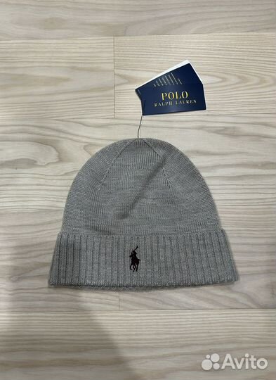 Мужская шапка polo ralph lauren новая оригинал