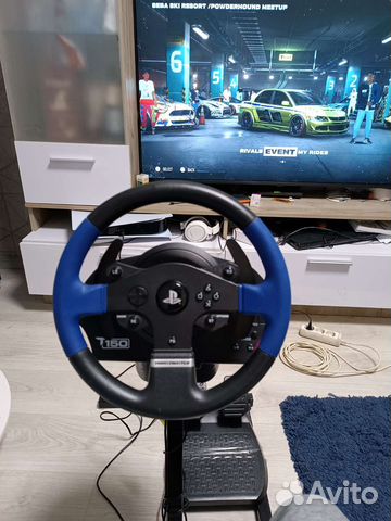 Игровой руль thrustmaster t150 со стойкой