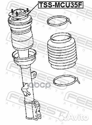 Опора амортизатора lexus RX 03-08, toyota harri