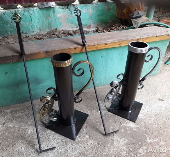 Подставка для шампуров + кочерга