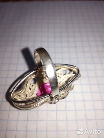 Серебряное кольцо винтаж
