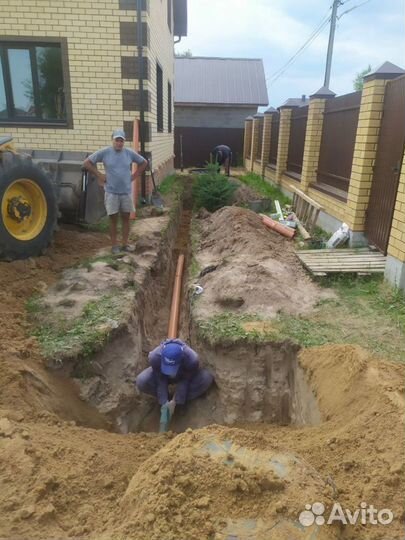 Прокладка канализационных труб без промерзания